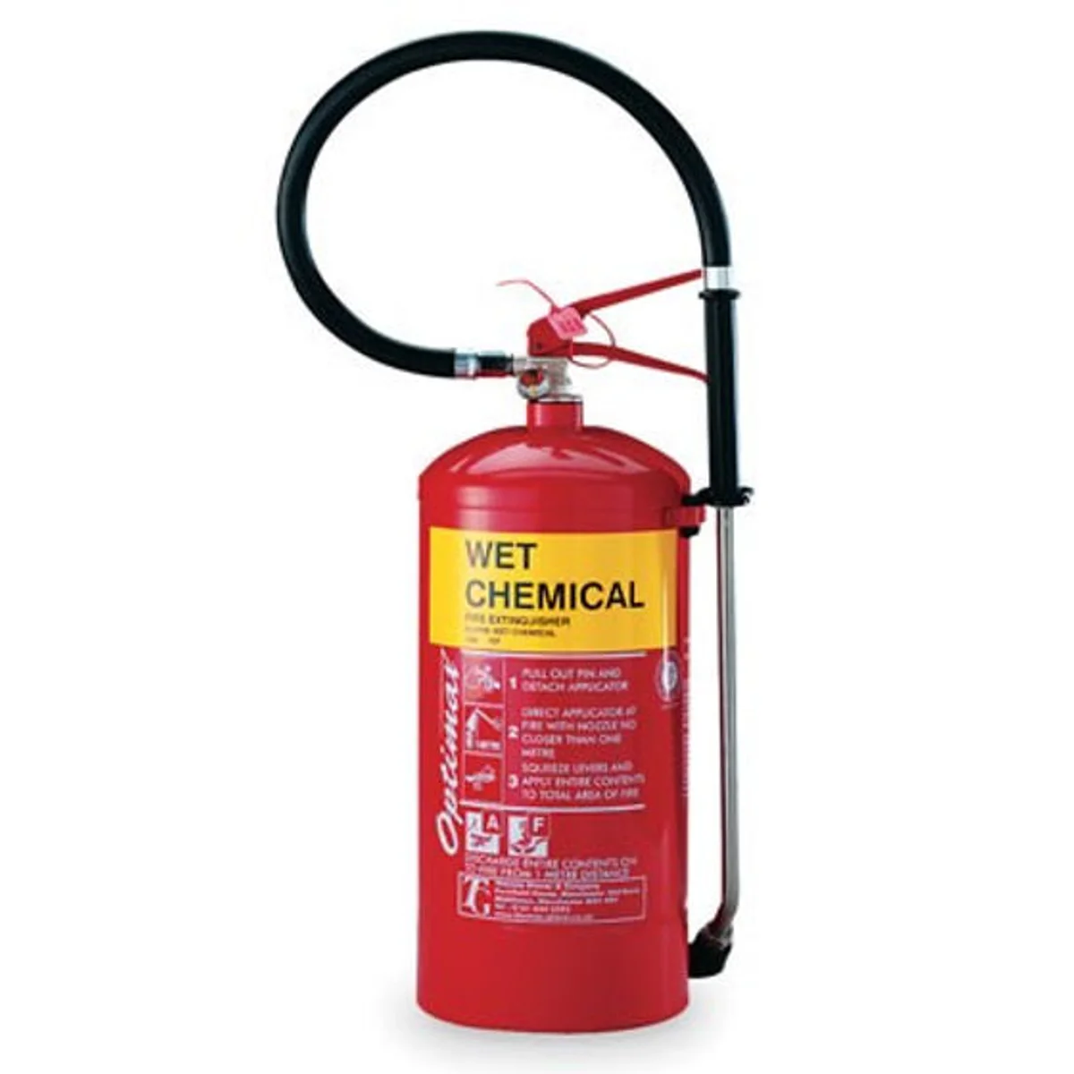 Fire extinguisher – Wet chemical